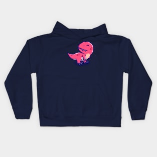 Cute Baby Tyrannosaurus Cartoon Kids Hoodie